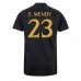Real Madrid Ferland Mendy #23 Kopio Kolmas Pelipaita 2023-24 Lyhyet Hihat
